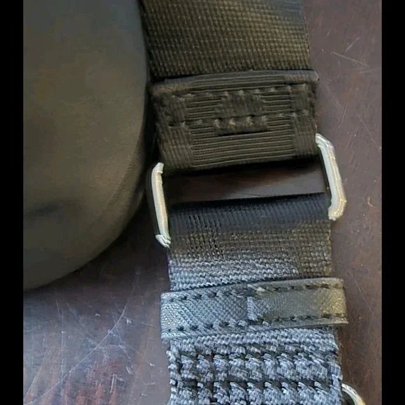 DKNY COSSBODY Bag Double Zip Purse GIGI DZ Black New - Picture 5 of 10